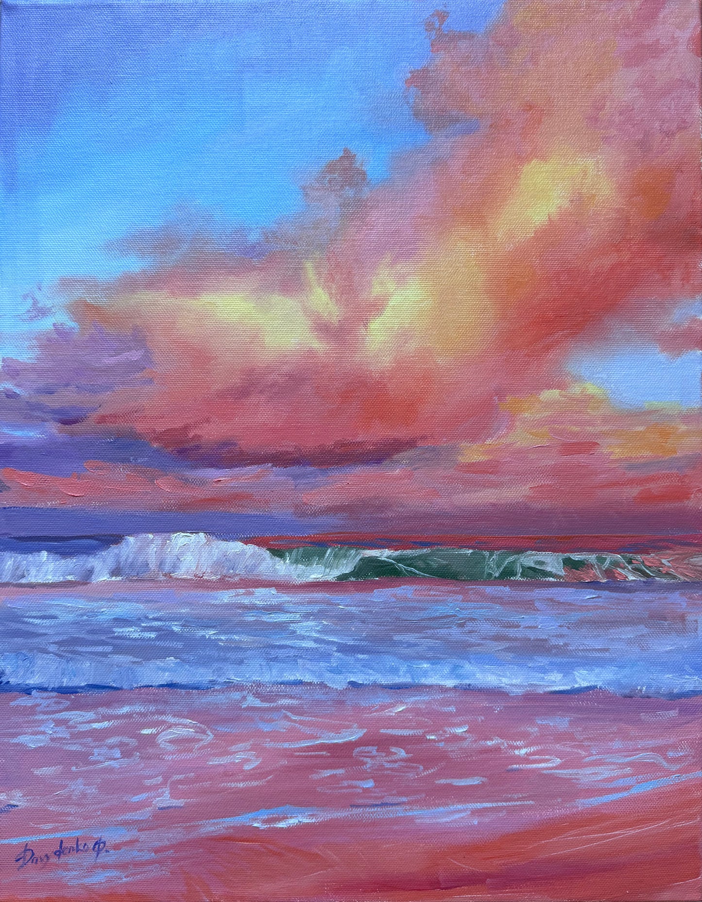 Pastel Sunset Waves